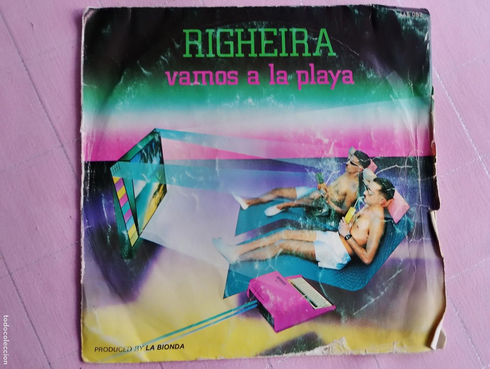 Discos de vinilo: Righeira &ndash; Vamos A La Playa, 1983 - Foto 3