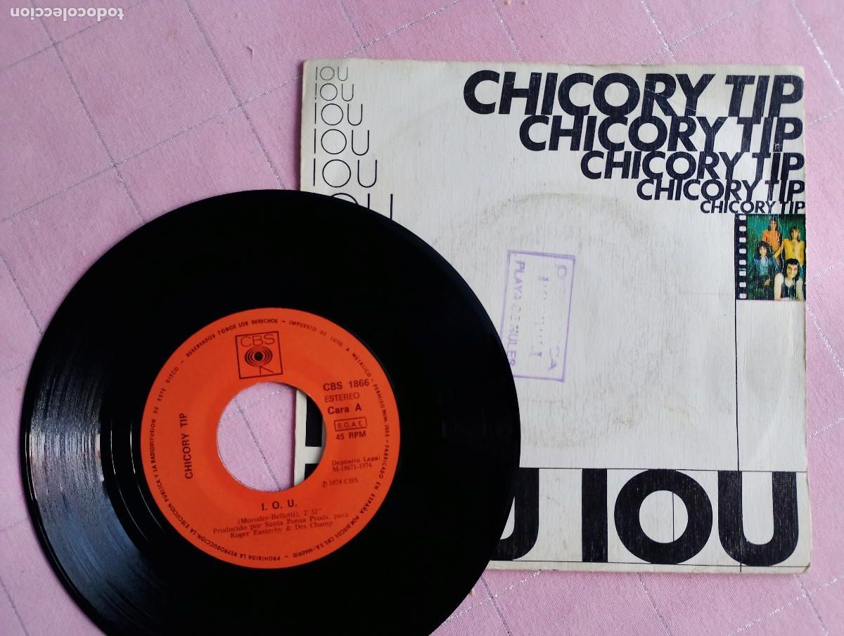 Discos de vinilo: Chicory Tip &ndash; I.O.U. 1974 - Foto 2