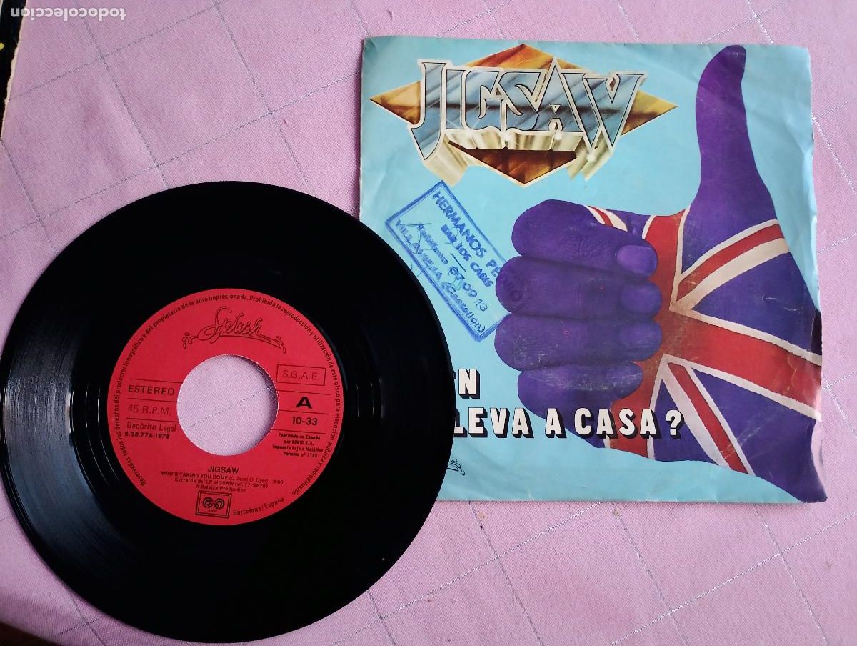 Discos de vinilo: Jigsaw &ndash; Quien Te Lleva A Casa?, 1978 - Foto 2