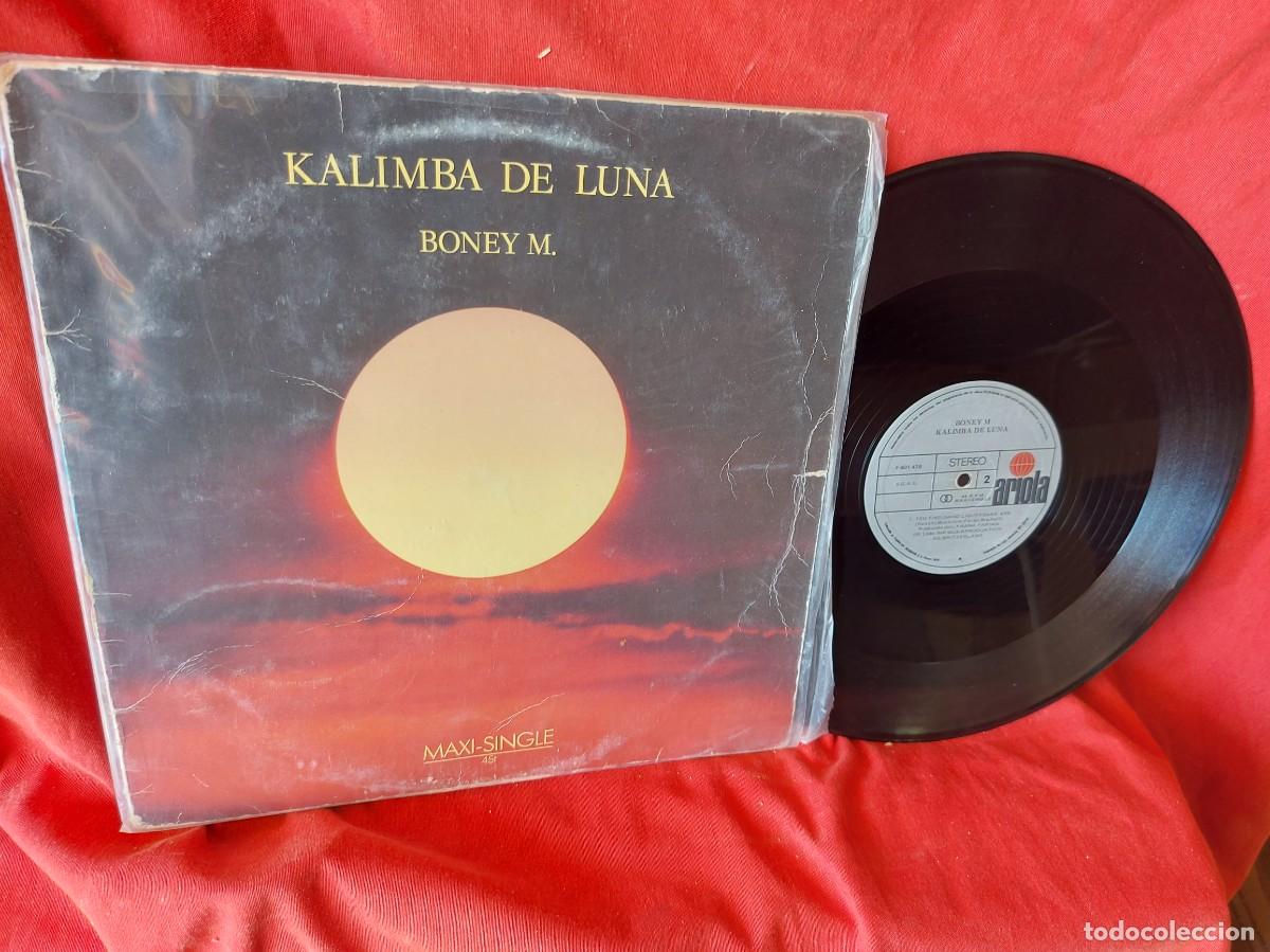 Discos de vinilo: LP BONEY M , KALIMBA DE LUNA 1984 (( PEDIDOS MINIMOS 10 &euro; ) , CAJA N&ordm;1 - LP