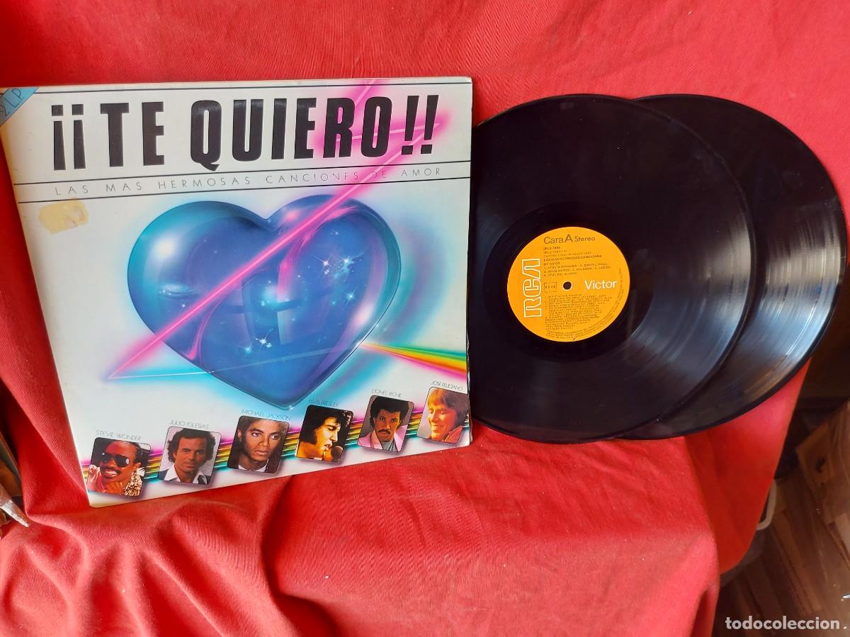 Discos de vinilo: LP TE QUIERO ,,LAS M&Aacute;S HERMOSAS CANCIONES DE AMOR 1985 ( PEDIDOS MINIMOS 10 &euro; ) , CAJA N&ordm;1 - LP