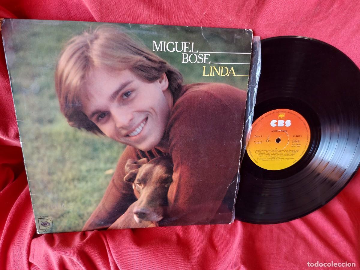 Discos de vinilo: LP MIGUEL BOS&Eacute; LINDA 1977 ( PEDIDOS MINIMOS 10 &euro; ) , CAJA N&ordm;1 - LP