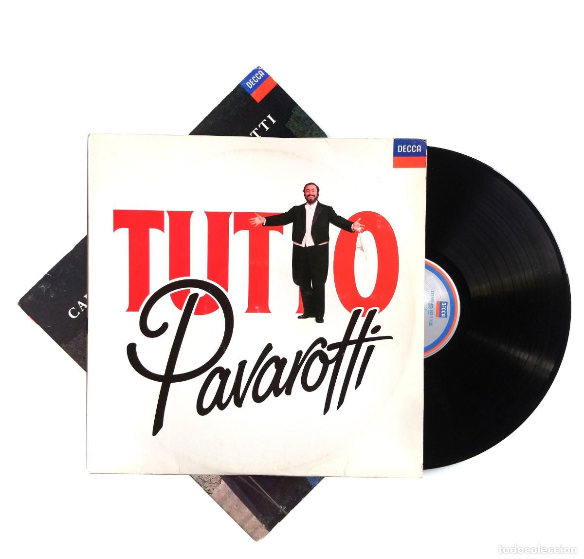 Discos de vinilo: PAVAROTTi Lote 2 LP Tutto 3 Tres Tenores En Concierto Luciano