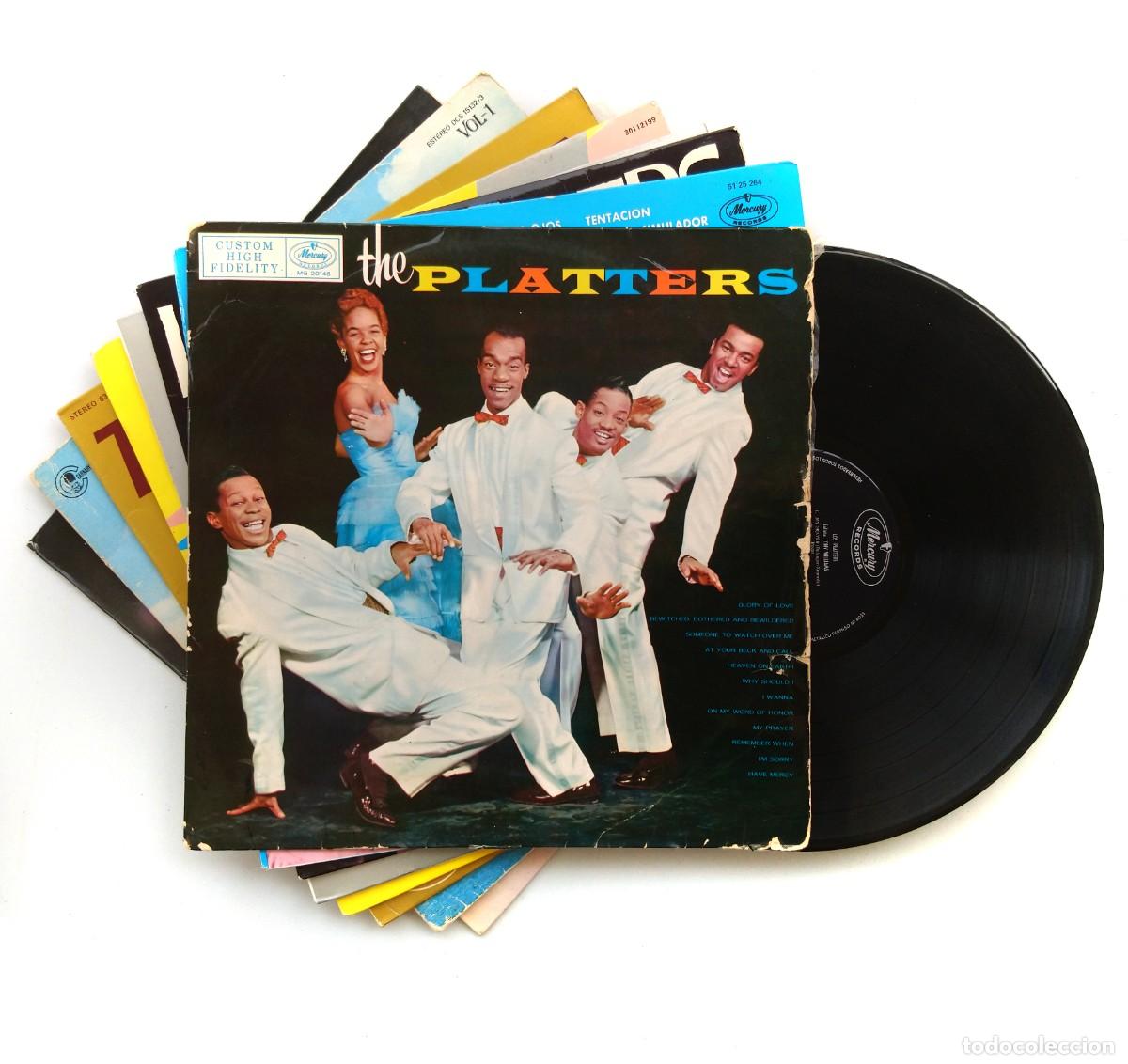 Discos de vinilo: ThE PLATTERS Lote 8 LP My Prayer The Great Pretender Siempre Bodas De Plata Disco De Oro