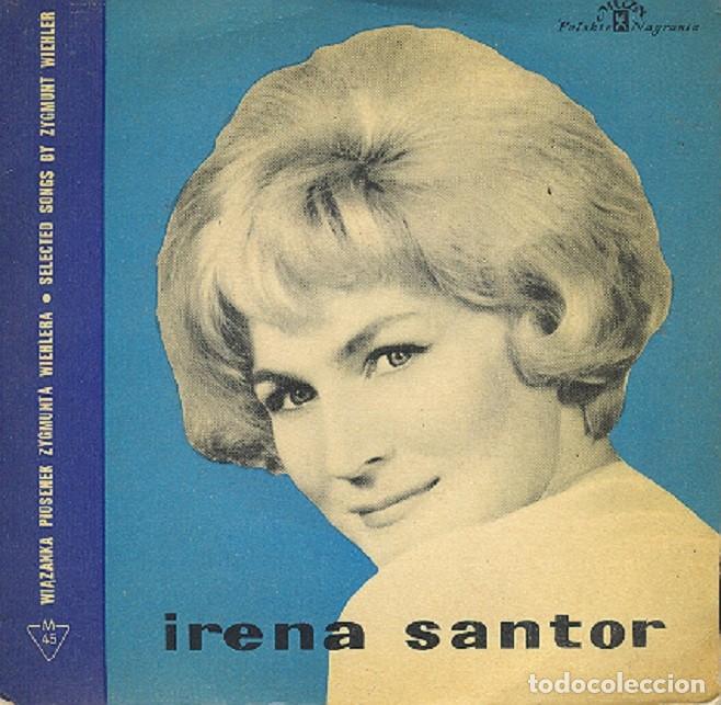 Discos de vinilo: Irena Santor - Ada, to nie wypada; Bialy Boston + 2 - POLSKIE NAGRANIA 0234 (Ed. Polaca) &ndash; 1963