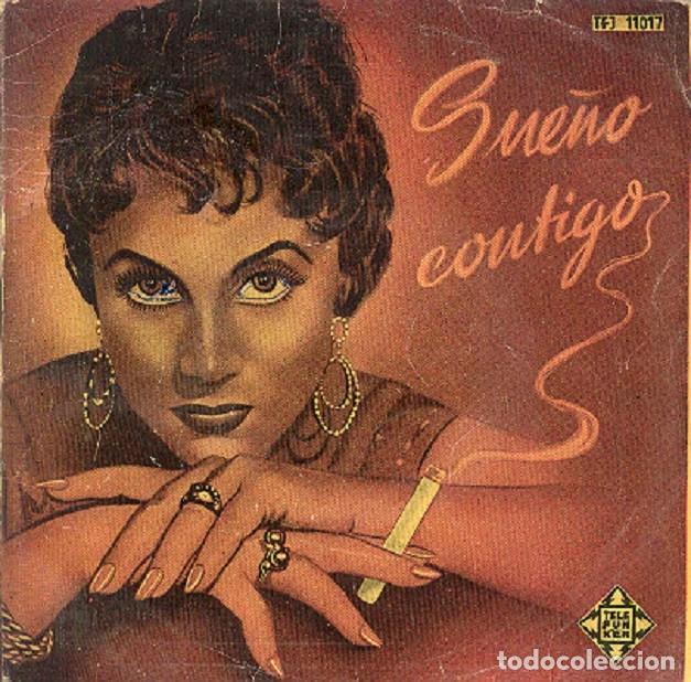 Discos de vinilo: Gitta Lind - Wei&szlig;er Holunder; Wenn Wir Uns Wiederseh'n + 2 &ndash; TELEFUNKEN 11017 &ndash; 1956