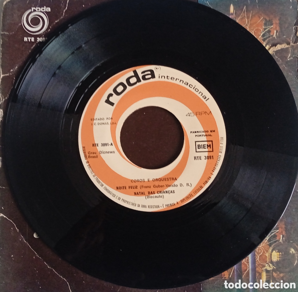 Discos de vinilo: COROS E ORQUESTRA - &Eacute; Natal! (1971) Disco de vinilo EP Villancicos - Foto 5
