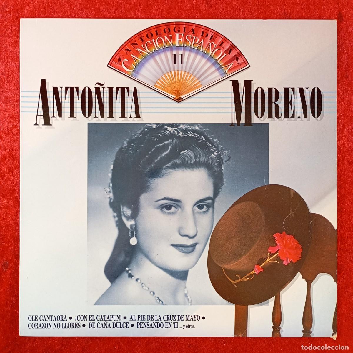 Discos de vinilo: ANTO&Ntilde;ITA MORENO - ANTOLOGIA DE LA CANCION ESPA&Ntilde;OLA II - DISCO LP VINILO - EMI - 056 12 2187 1 / 260