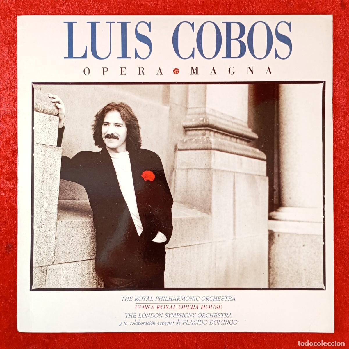 Discos de vinilo: LUIS COBOS - OPERA MAGNA - ROYAL PHILARMONIC ORCHESTRA- DISCO LP VINILO - EPIC - 466141 1 (SE) / 266