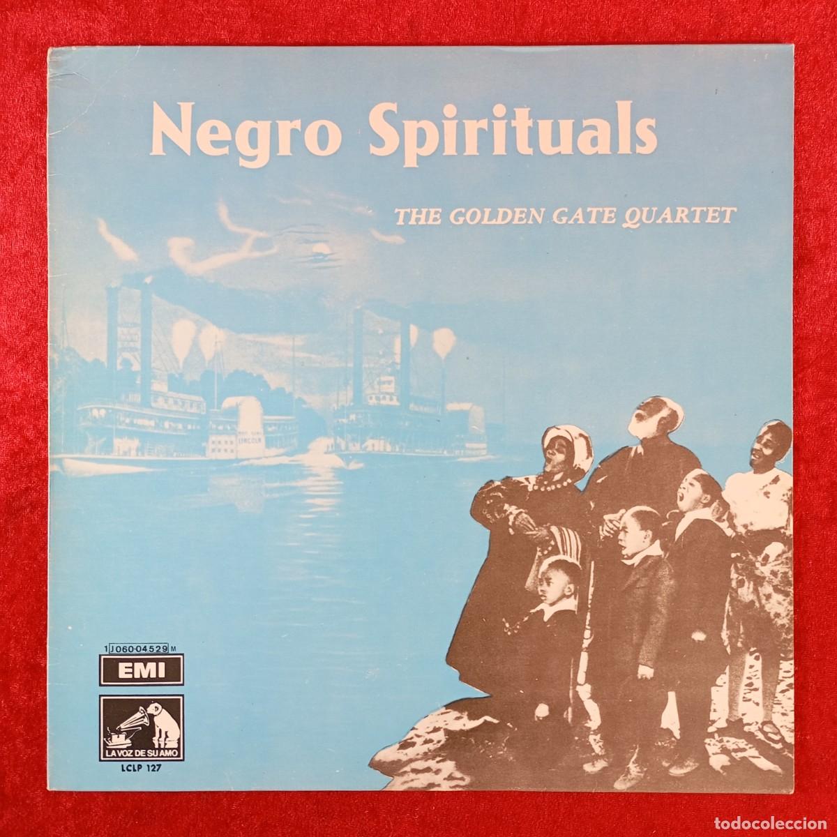 Discos de vinilo: NEGRO SPIRITUALS - THE GOLDEN GATE QUARTET - DISCO LP VINILO - EMI - 1 J060-04.529 - LCLP 127 / 270