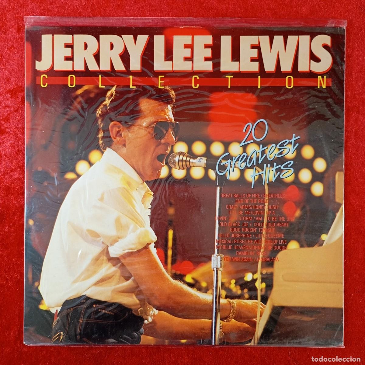 Discos de vinilo: JERRY LEE LEWIS COLLECTION - 20 GREATEST HITS - DISCO LP VINILO - MASTERS - MA 071184 / 292