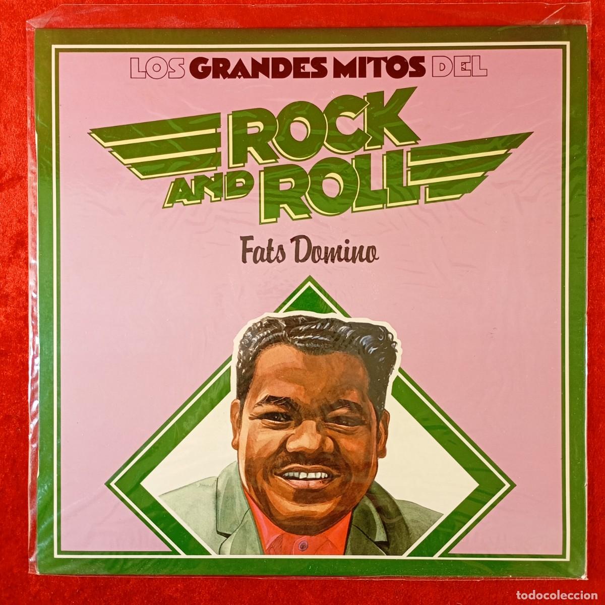 Discos de vinilo: FATS DOMINO - LOS GRANDES MITOS DEL ROCK AND ROLL - DISCO LP VINILO - ABC - 13.0845/8 / 295