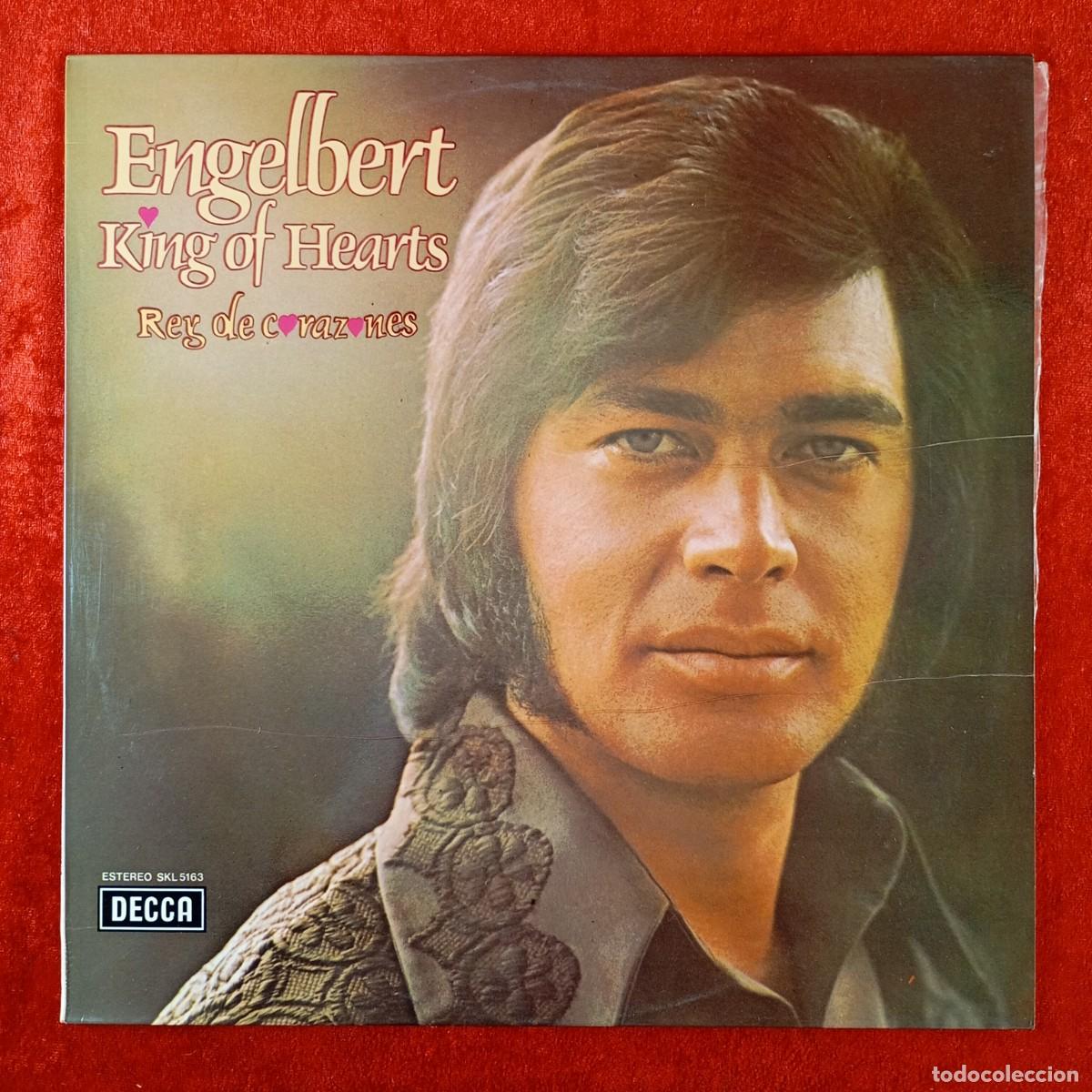 Discos de vinilo: ENGELBERT - KING OF HEARTS - DISCO LP VINILO - DECCA - ESTEREO SKL 5163 / 301