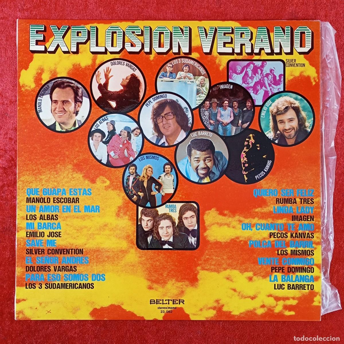 Discos de vinilo: EXPLOSION VERANO - MANOLO ESCOBAR, LOS ALBAS... - DISCO LP VINILO - BELTER - 23.082 / 302