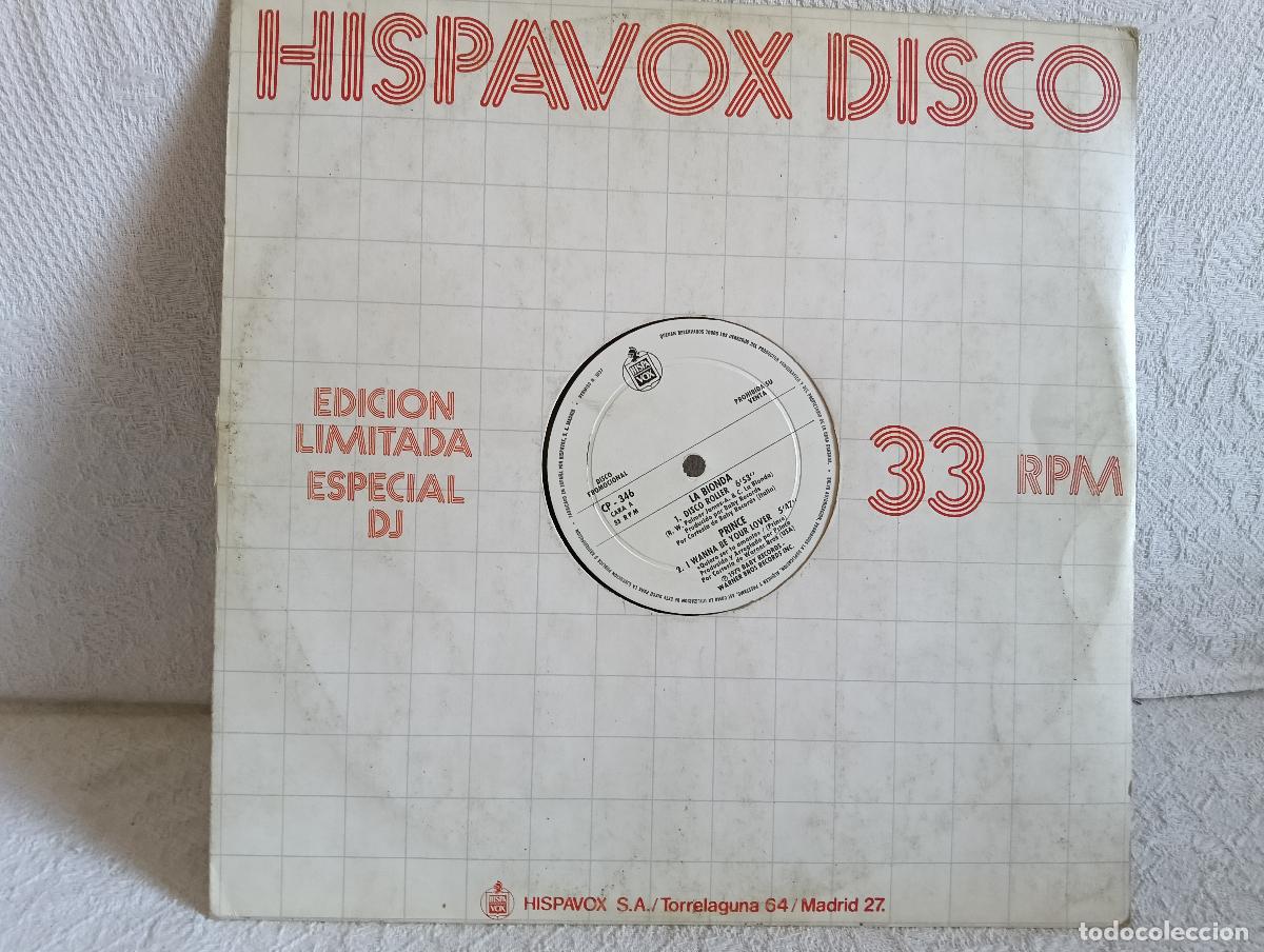 Discos de vinilo: PRINCE I Wanna Be Your Lover Ep Promocional 4 track Excelente estado.Ver titulos y dem&aacute;s informaci&oacute;n
