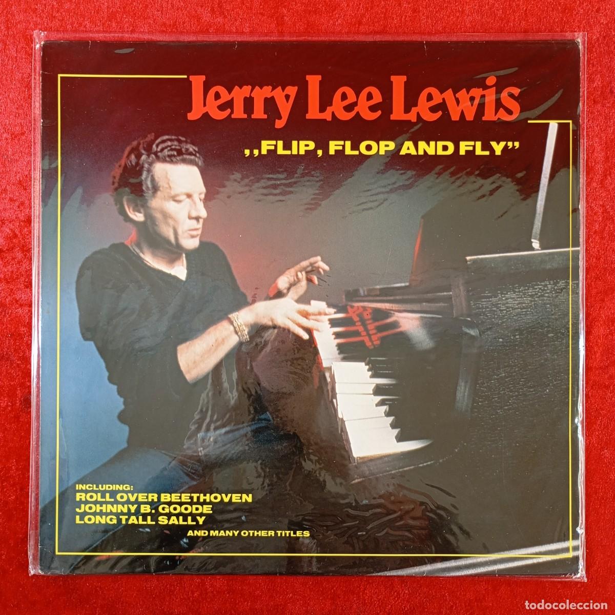 Discos de vinilo: JERRY LEE LEWIS - FLIO FLOP AND F - DISCO LP VINILO - EEC - LP 31024 - PRECINTADO / 315