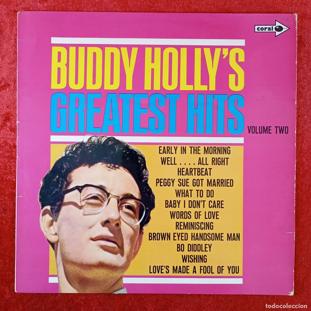 Discos de vinilo: BUDDY HOLLY'S - GREATEST HITS - VOLUME TWO - DISCO LP VINILO - CORAL - CPS 47 / 316
