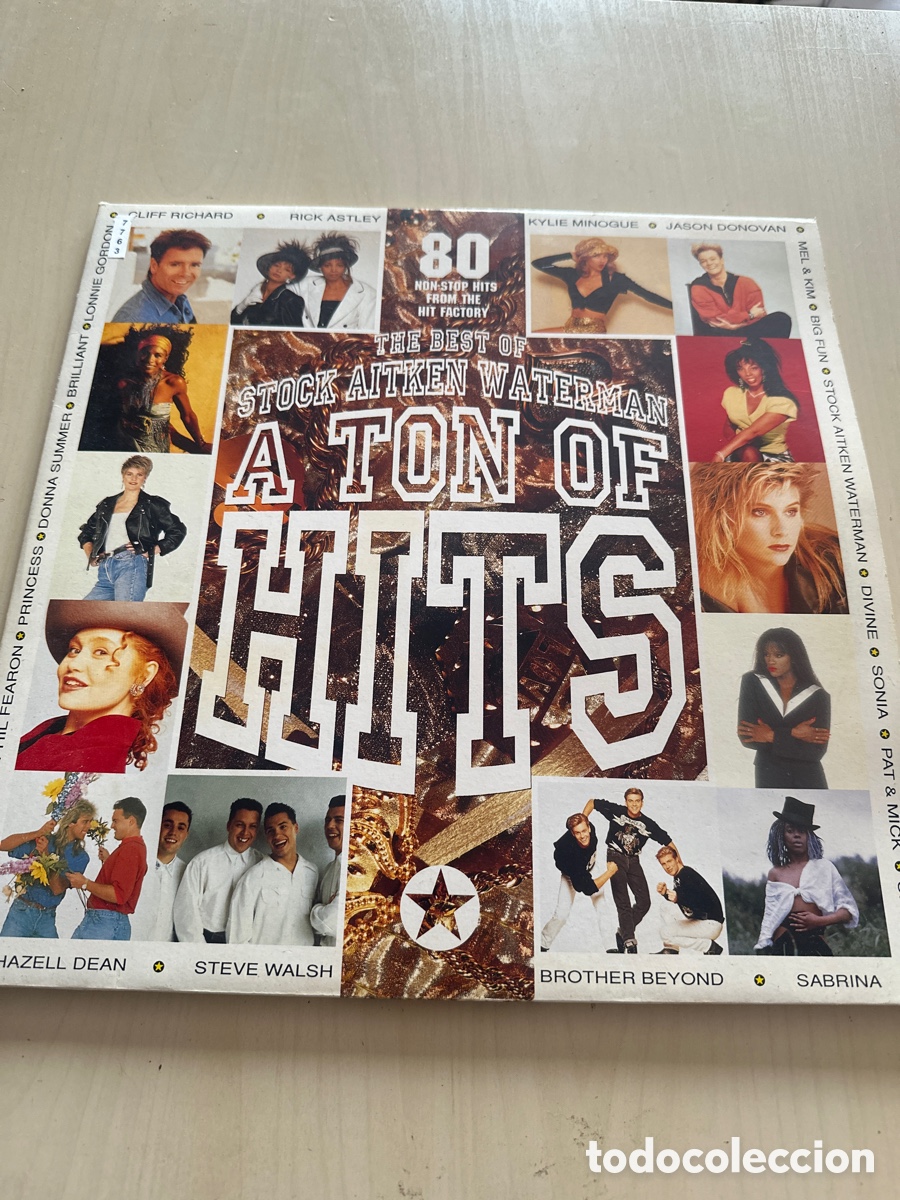 Discos de vinilo: VIN7763 The best of stock aitken waterman a ton of hits VINILO DE SEGUNDAMANO