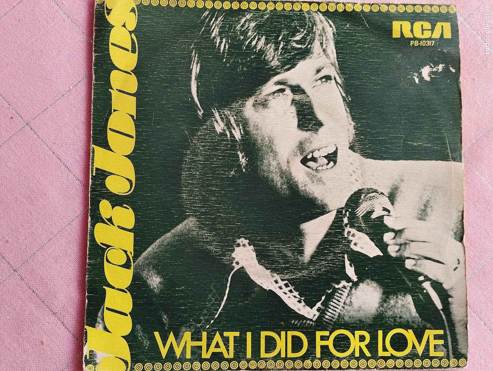 Discos de vinilo: Jack Jones &lrm;&ndash; What I Did For Love, 1975