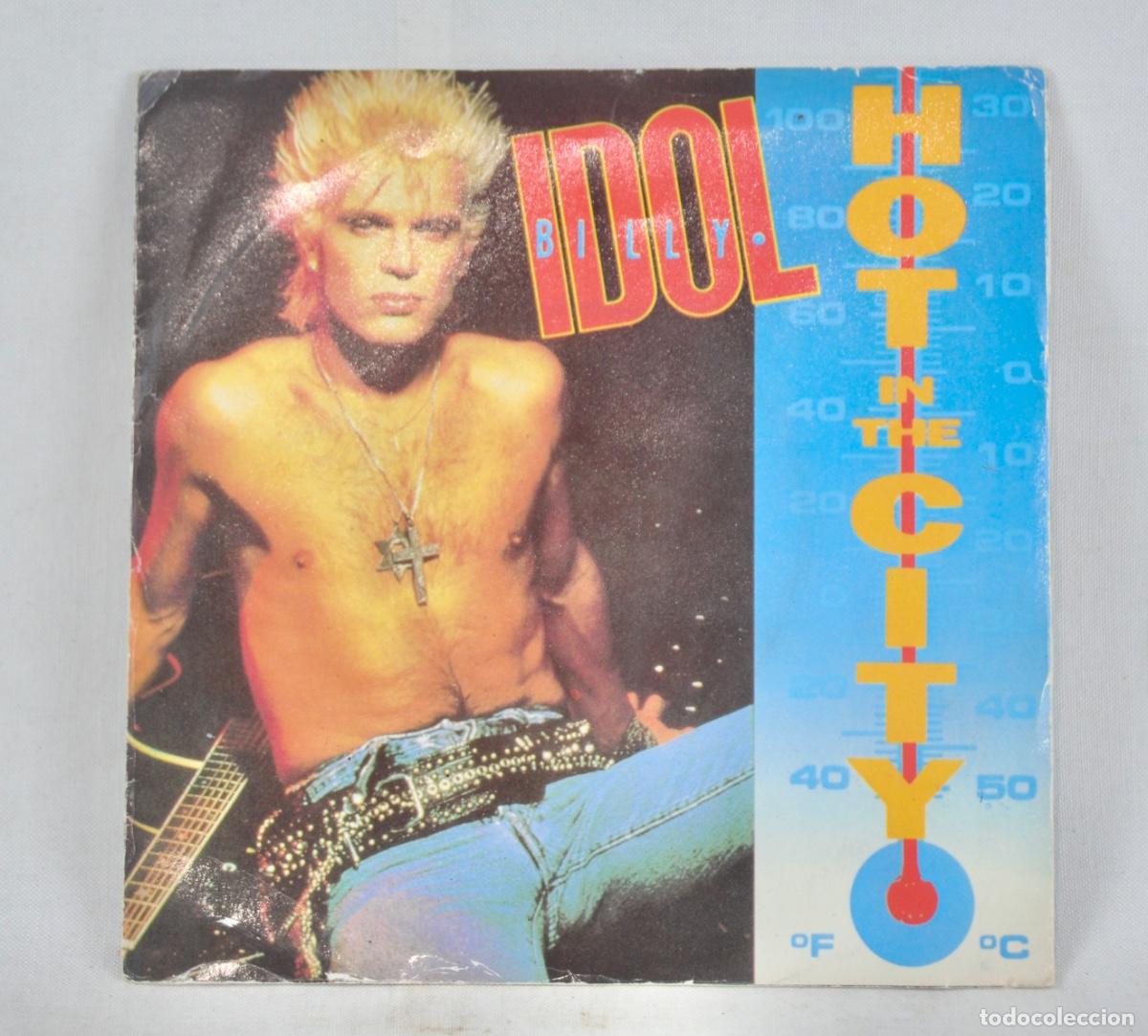 Discos de vinilo: Billy Idol - Hot in the city a&ntilde;o 1987