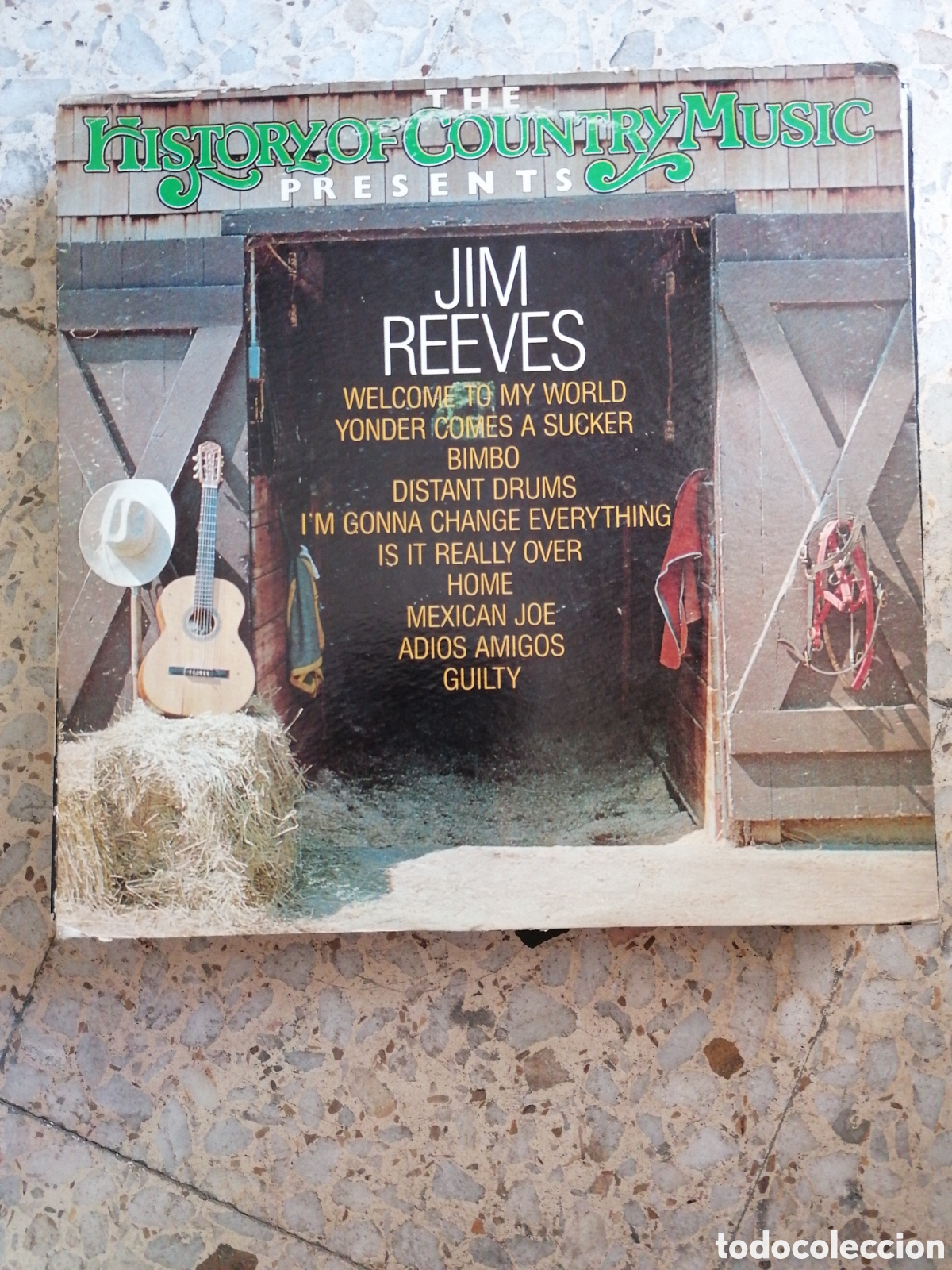 Discos de vinilo: LP JIM REEVES HISTORY OF COUNTRY MUSIC USA 1981