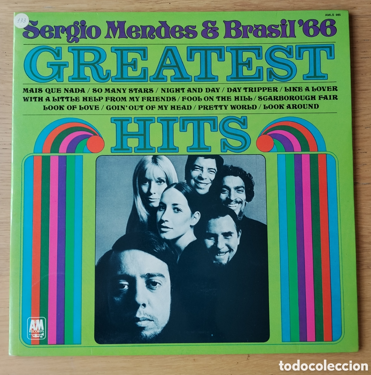 Discos de vinilo: SERGIO MENDES & BRASIL '66: &rdquo;GREATEST HITS&rdquo; LP VINILO 1977 - BOSSA NOVA - SAMBA - LATIN JAZZ