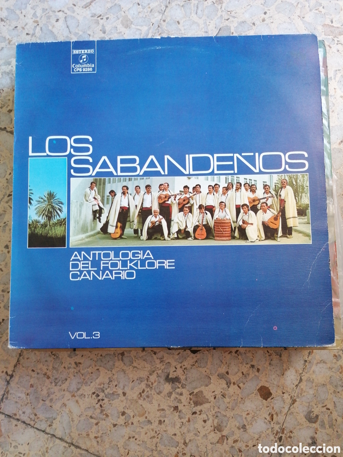Discos de vinilo: LP LOS SABANDE&Ntilde;OS ANTOLOGIA DEL FOLKLORE CANARIO VOL 3 INSERT 1973 - Foto 1