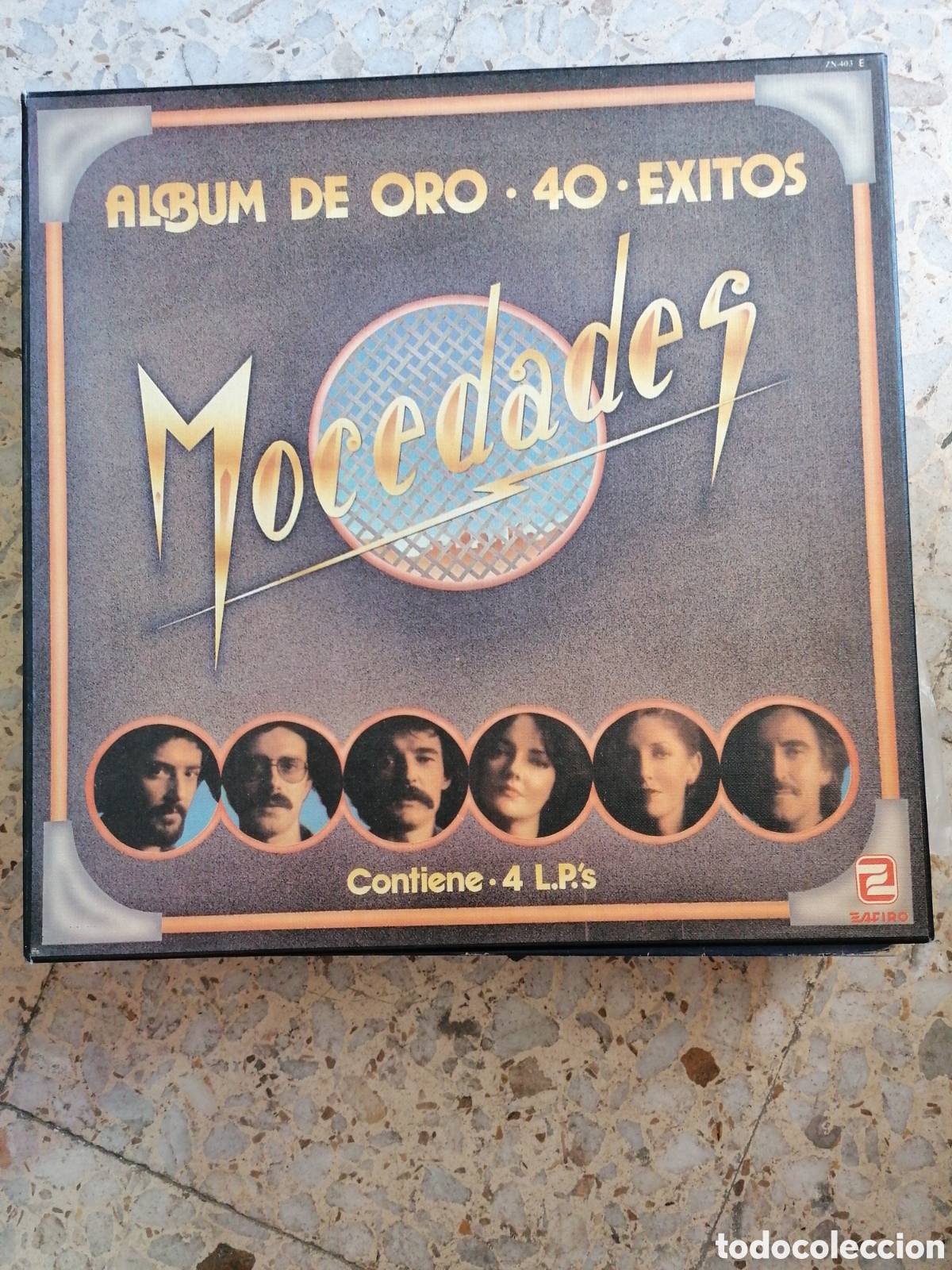 Discos de vinilo: CAJA 4 LP MOCEDADES ALBUM DE ORO 40 EXITOS 1982