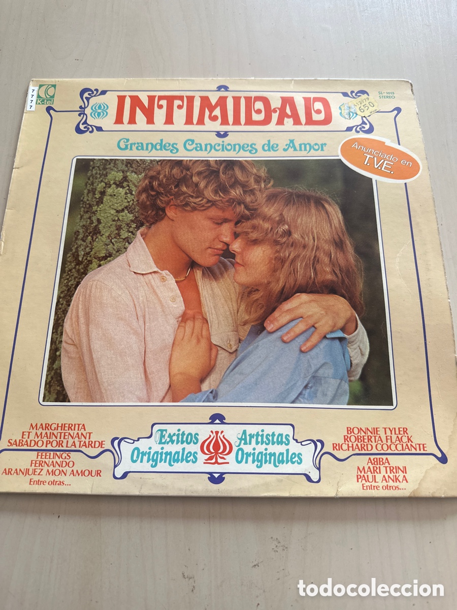 Discos de vinilo: VIN7777 intimidad VINILO DE SEGUNDAMANO
