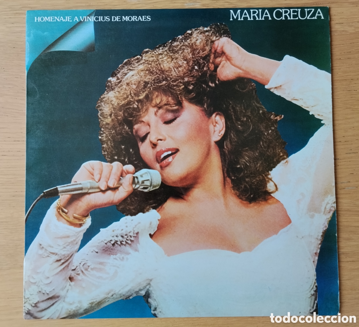 Discos de vinilo: MARIA CREUZA: &rdquo;HOMENAJE A VINICIUS DE MORAES&rdquo; LP VINILO 1982 - BOSSA NOVA - MPB