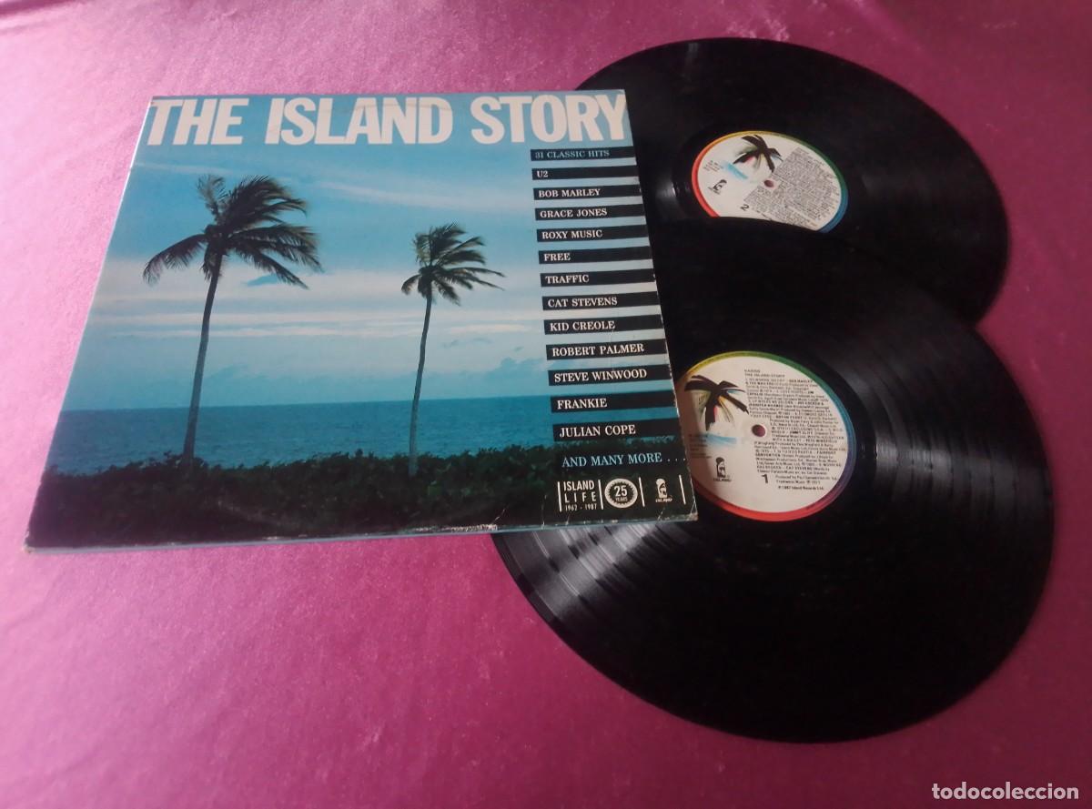 Discos de vinilo: THE ISLAND STORY U2 MARLEY TRAFICCDOBLE 1987 LP L31 2-3