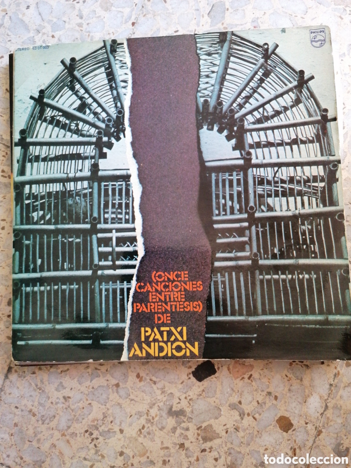Discos de vinilo: LP PATXI ANDION ONCE CANCIONES ENTRE PARENTESIS 1971 PORTADA DOBLE
