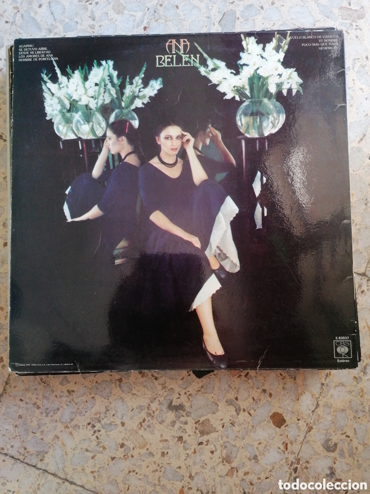 Discos de vinilo: LP ANA BELEN ANA 1979 INSERT - Foto 2