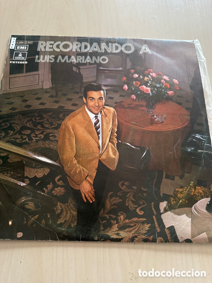 Discos de vinilo: VIN7785 recordando a luis mariano VINILO DE SEGUNDAMANO