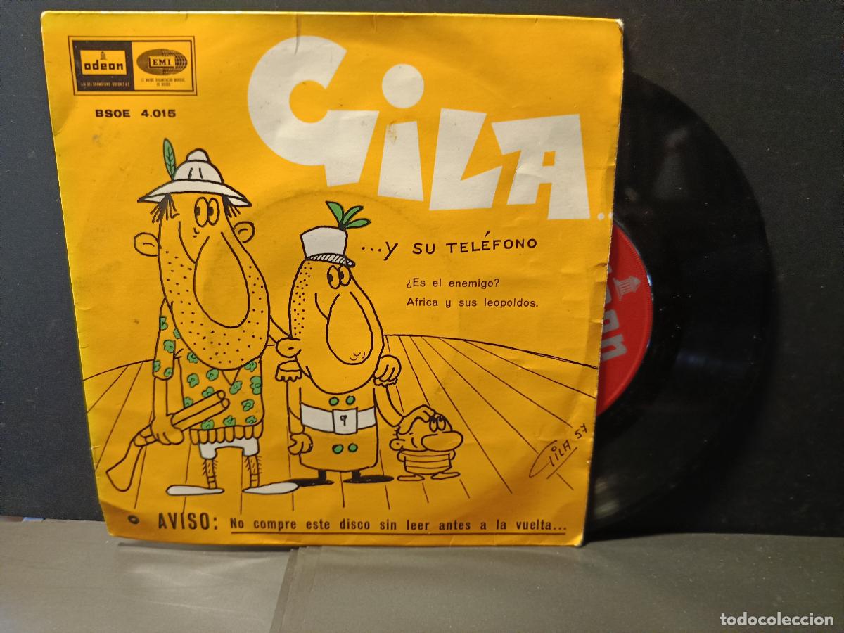 Discos de vinilo: single GILA ES EL ENEMIGO AFRICA Y SUS LEOPOLDOS 1958 pepeto