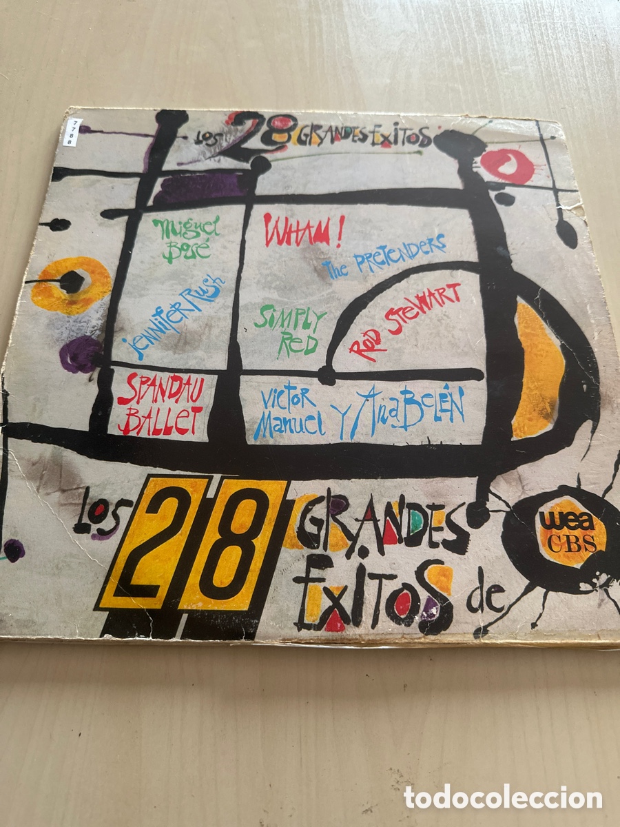 Discos de vinilo: VIN7788 los 28 grandes &eacute;xitos VINILO DE SEGUNDAMANO