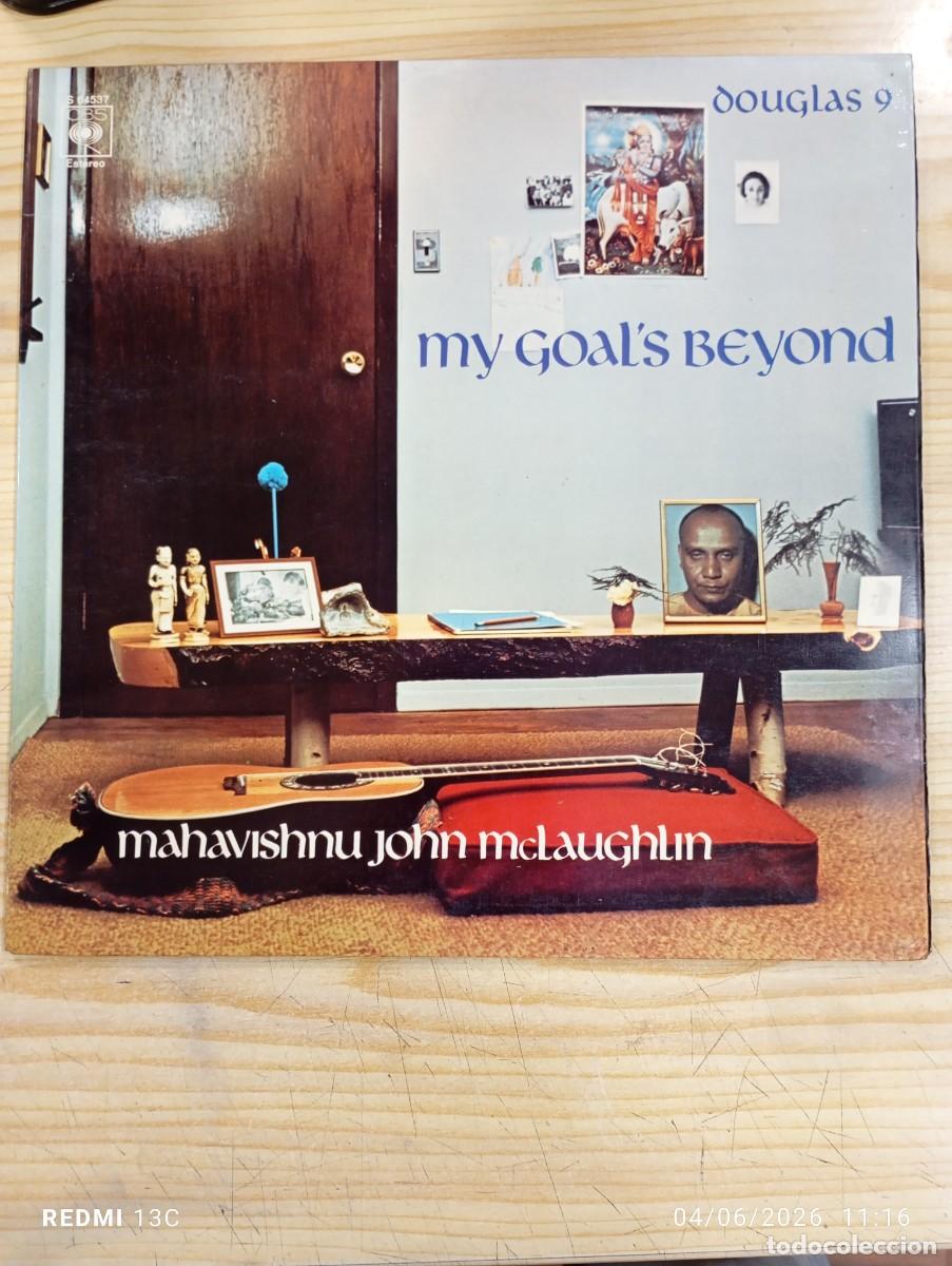 Discos de vinilo: Lp - Mahavishnu John McLaughlin &ndash; My Goal's Beyond - Edicion Espa&ntilde;ola 1974 - Carpeta doble