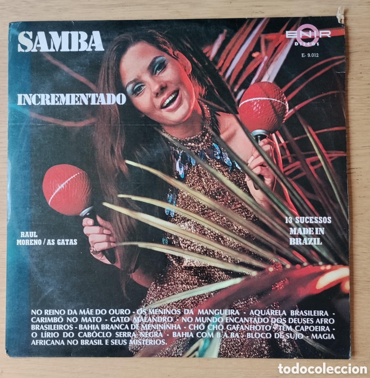 Discos de vinilo: RAUL MORENO/ AS GATAS: &rdquo;SAMBA INCREMENTADO&rdquo; LP VINILO - SAMBA - BRASIL