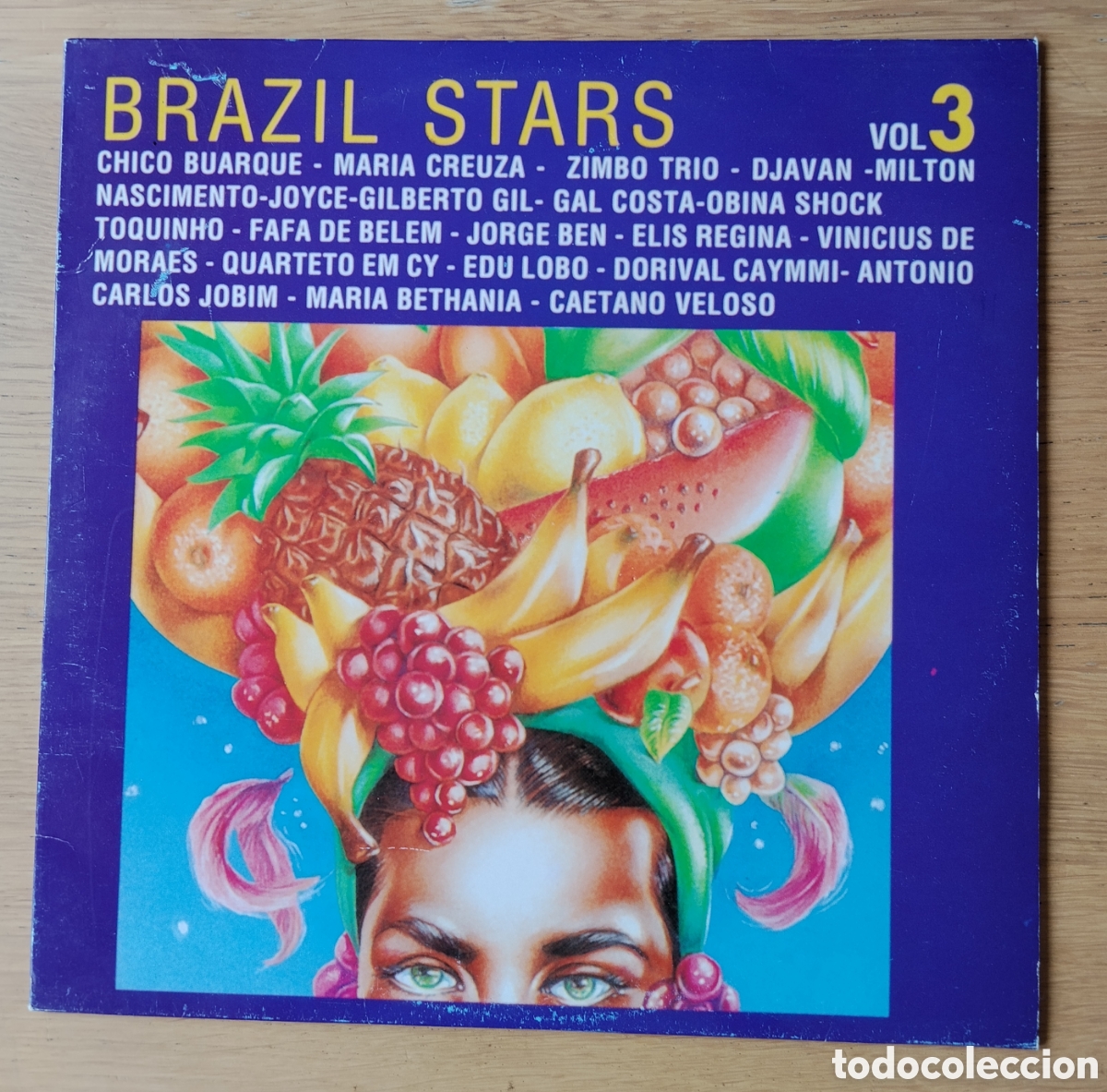 Discos de vinilo: V/A: &rdquo;BRAZIL STARS VOLUME 3&rdquo; DOBLE LP VINILO 1988 - SAMBA - BOSSA NOVA - MPB - BRASIL