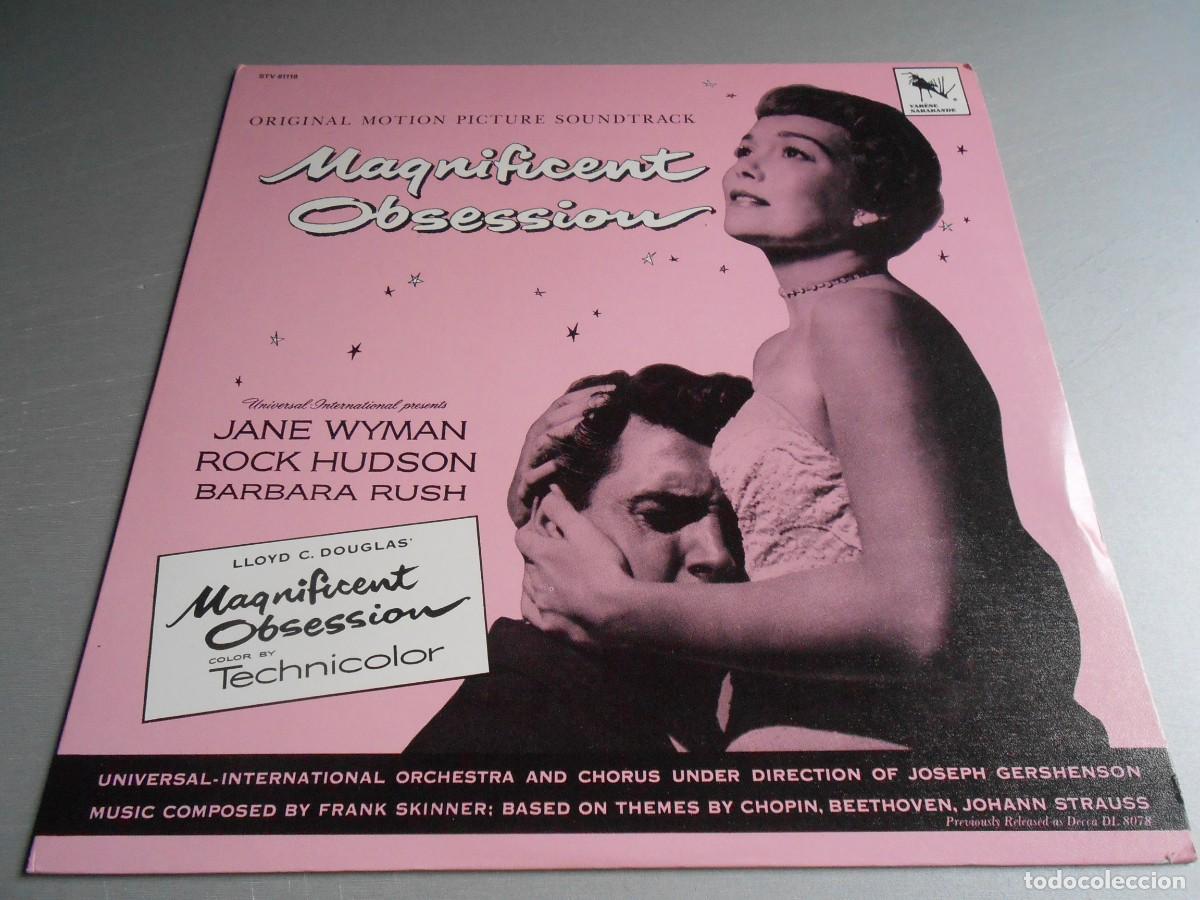 Discos de vinilo: MAGNIFICENT OBSESSION - Original Motion Picture -, LP, NOCTURNE + 4, A&Ntilde;O 1981, VARESE STV 81118 USA