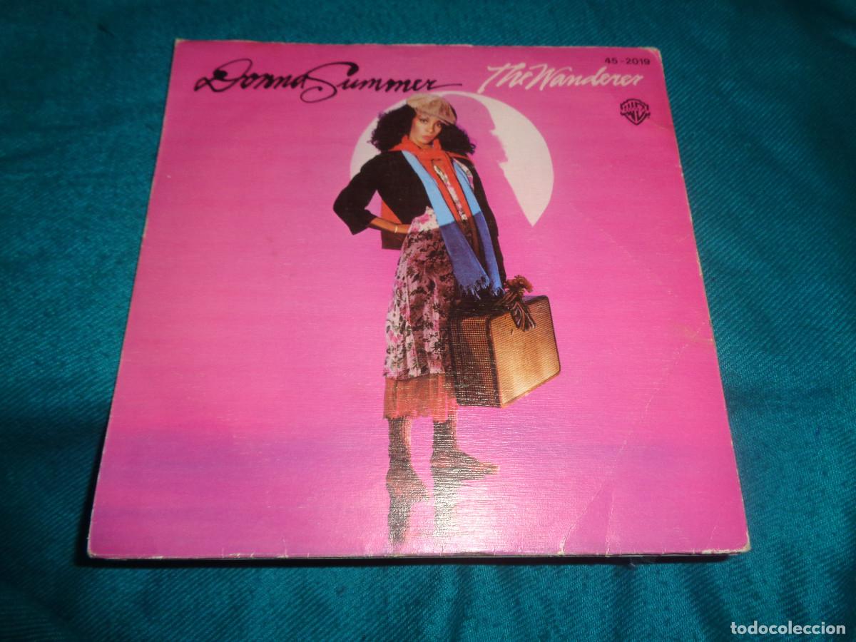 Discos de vinilo: DONNA SUMMER. THE WANDERER / STOP ME. WARNER BROS, 1980. SPAIN. IMPECABLE