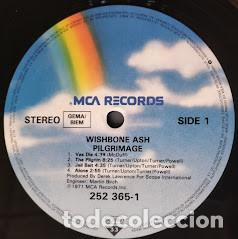 Discos de vinilo: Wishbone Ash - Pilgrimage - LP MCA ref. 252 365-1. Ed. europea 1985. - Foto 2