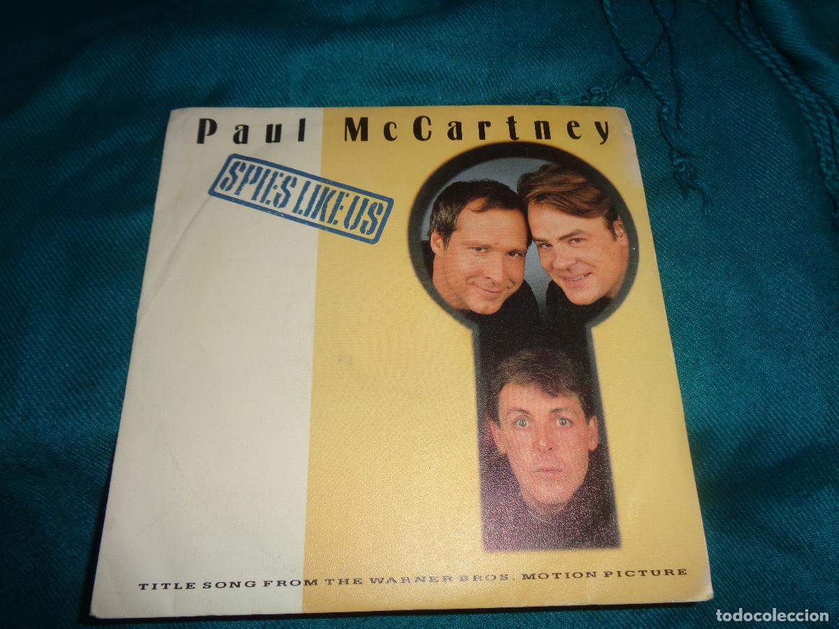 Discos de vinilo: PAUL McCARTNEY. SPIES LIKE US / MY CARNIVAL. EMI, 1985. SPAIN. IMPECABLE(#)