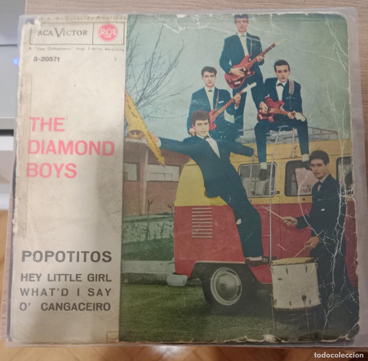 Discos de vinilo: The Diamond Boys &ndash; Popotitos single Espa&ntilde;a 1963