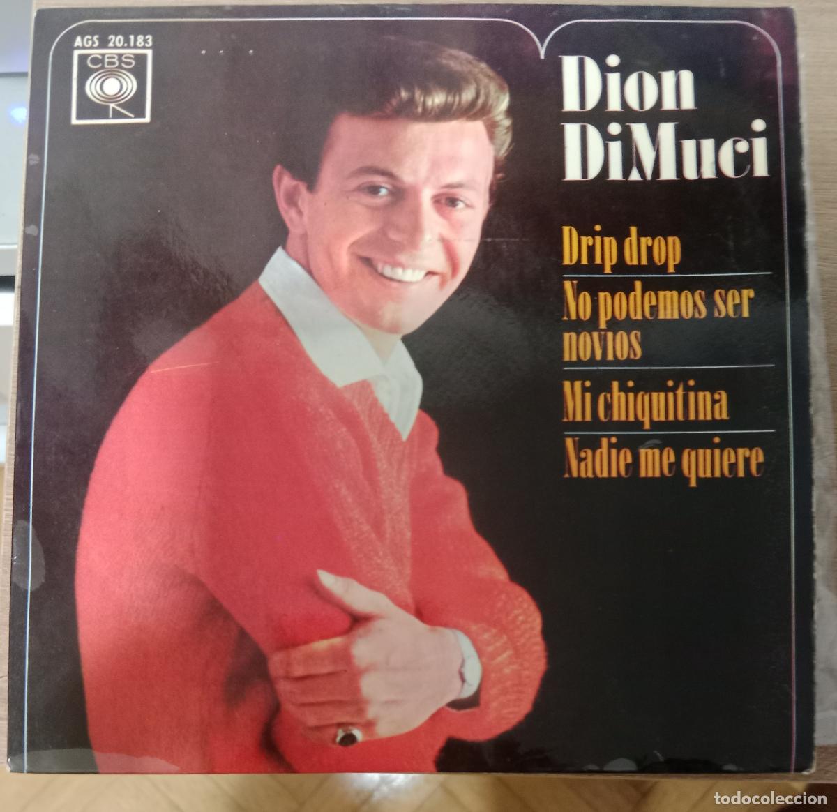 Discos de vinilo: Dion DiMucci &ndash; Drip Drop / Can't We Be Sweethearts Ep Espa&ntilde;a 1963