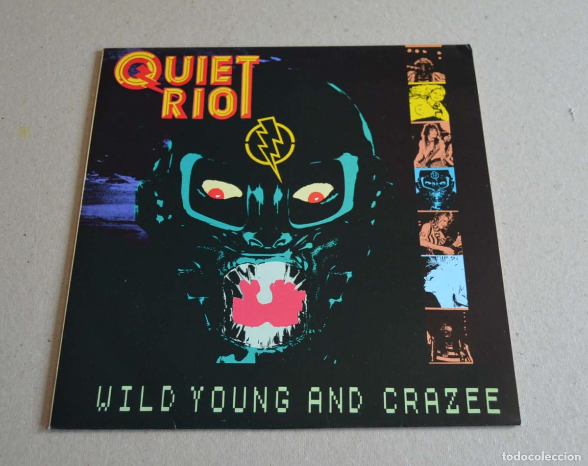 Discos de vinilo: QUIET RIOT - WILD, YOUNG AND CRAZEE - Foto 1