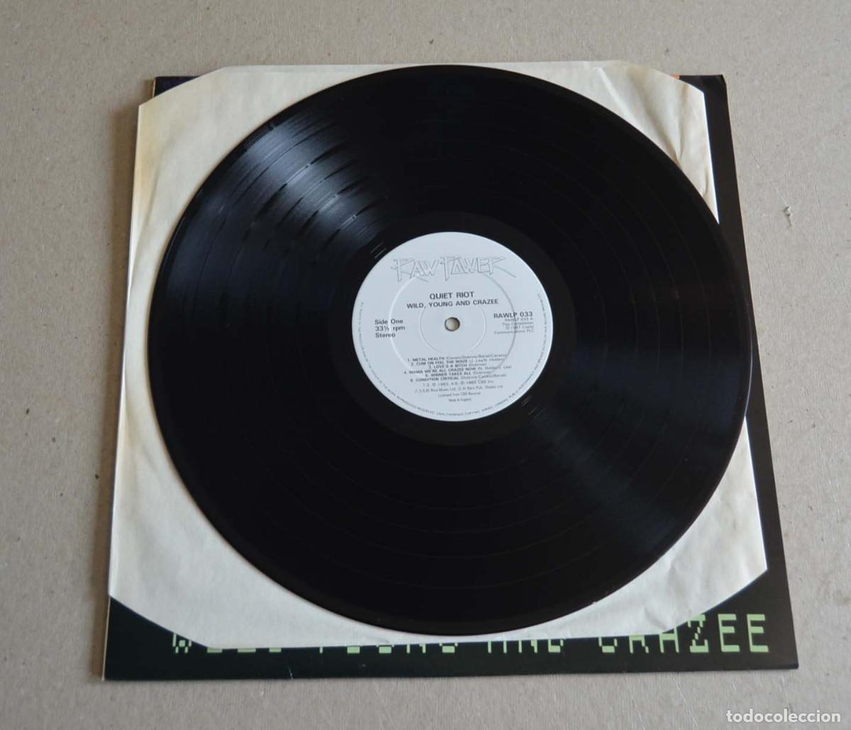 Discos de vinilo: QUIET RIOT - WILD, YOUNG AND CRAZEE - Foto 3