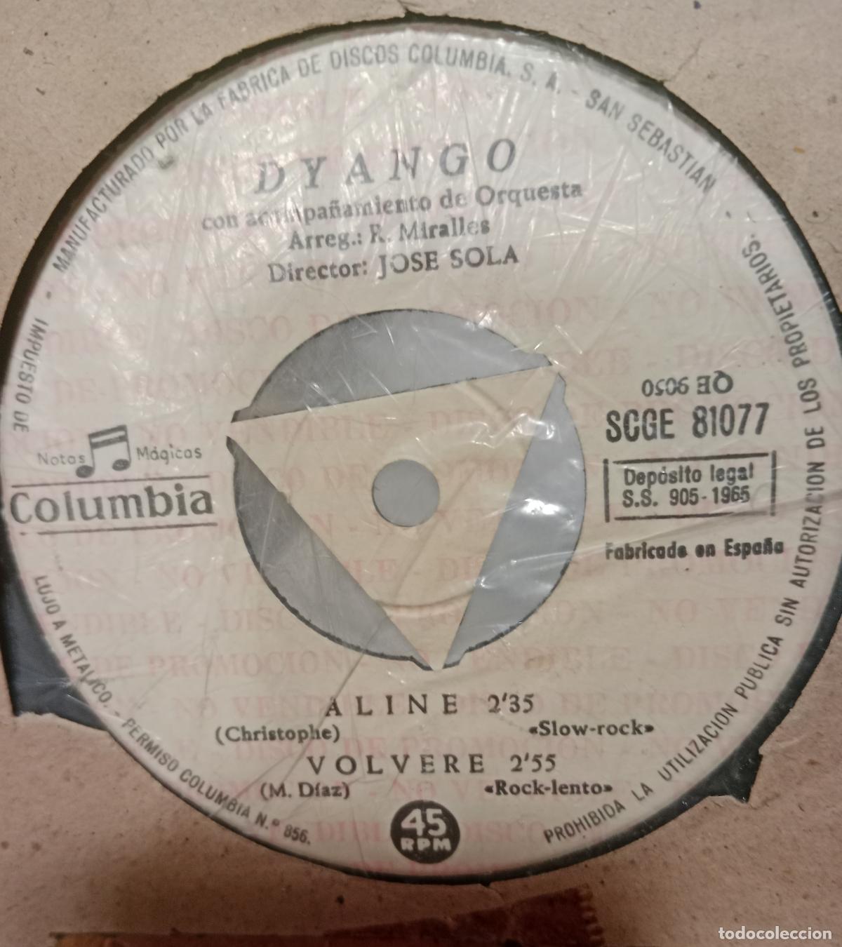 Discos de vinilo: Dyango &ndash; Canta En Espa&ntilde;ol Ep Espa&ntilde;a 1965