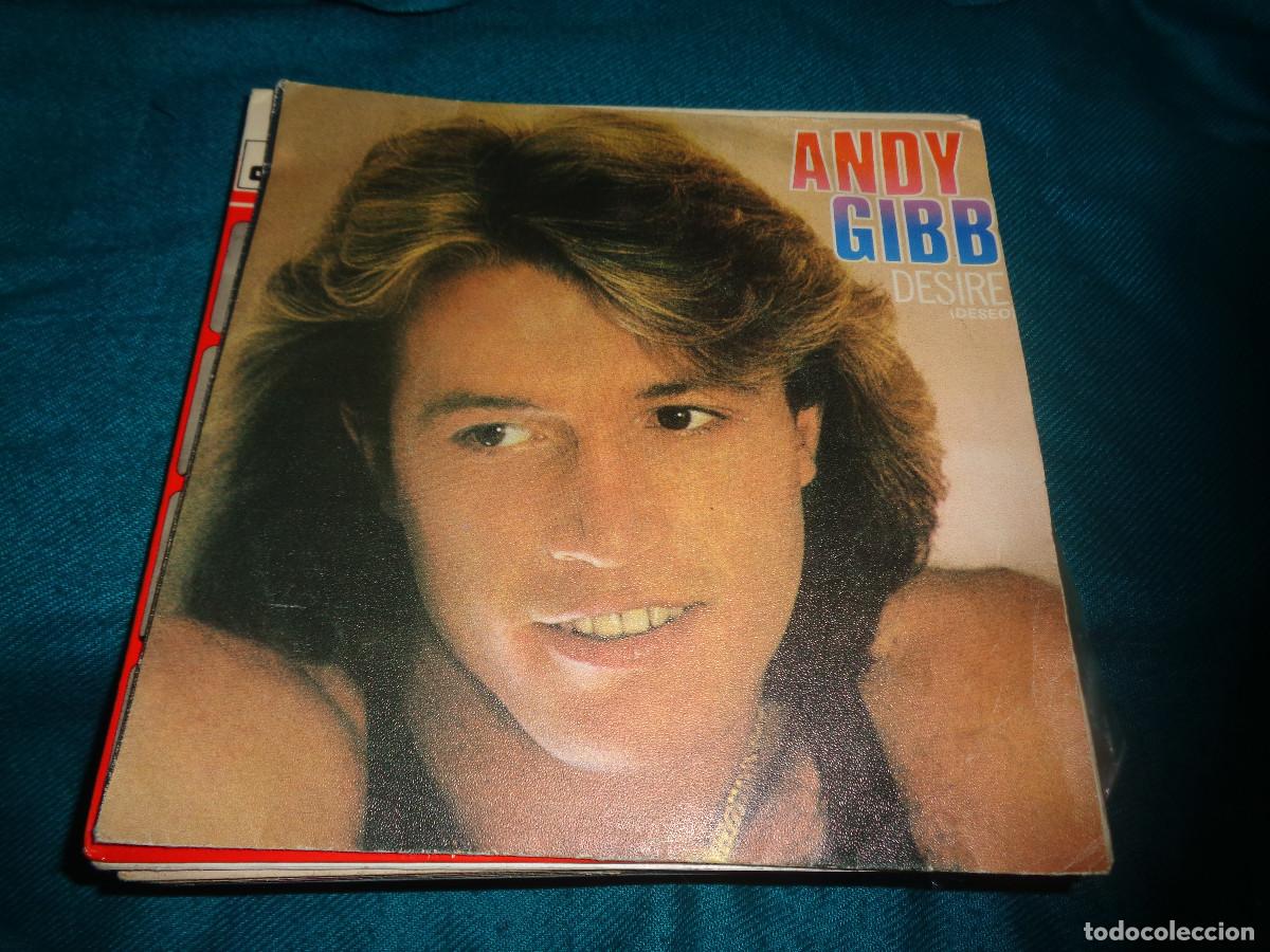 Discos de vinilo: ANDY GIBB. DESIRE / WAITING FOR YOU. RSO, 1980. SPAIN. IMPECABLE