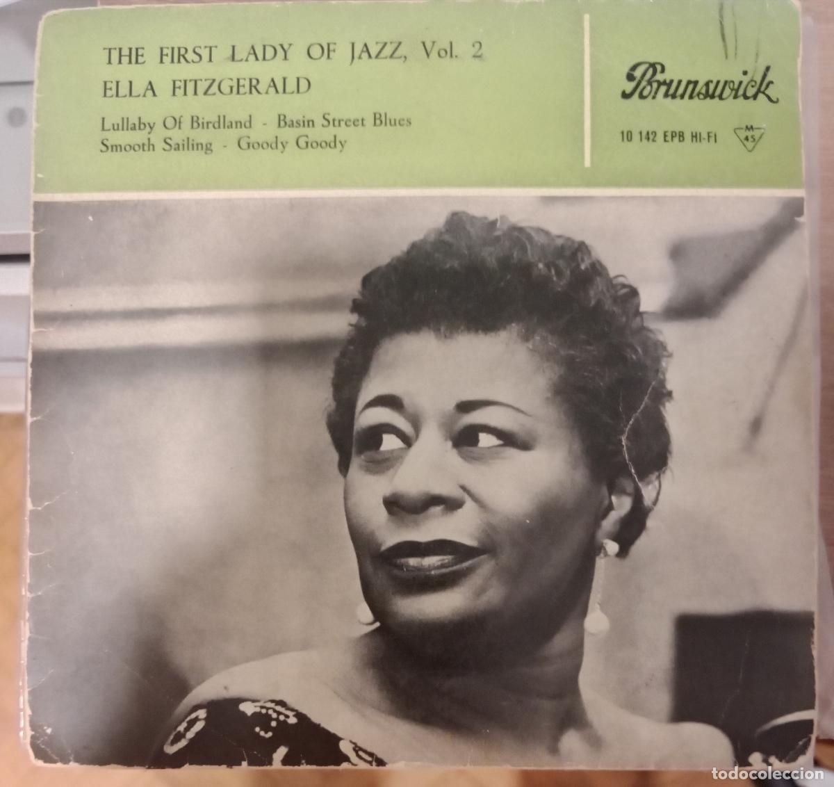 Vinyl records: Ella Fitzgerald &ndash; The First Lady Of Jazz Vol. 2 EP Espa&ntilde;a 1960